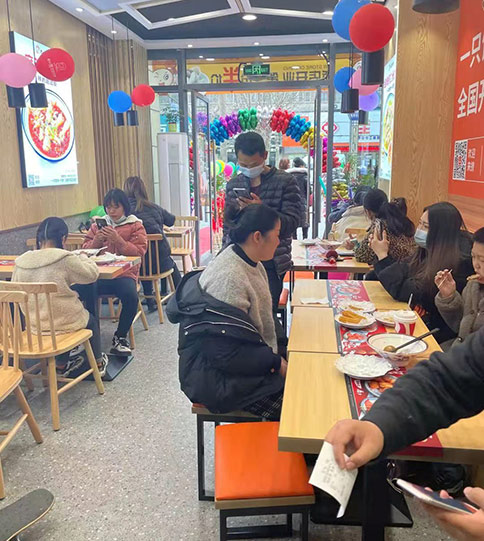 熱烈祝賀湖北仙桃如意餛飩加盟店盛大開業(yè)，預(yù)祝老板生意興隆！